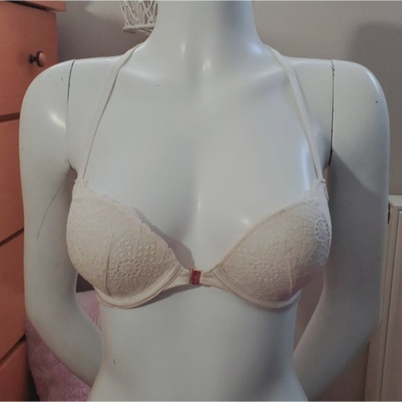 SOLD- Victoria's Secret Pink- Date Pushup Bra 32C - Picture 2 of 16